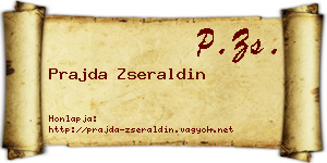 Prajda Zseraldin névjegykártya